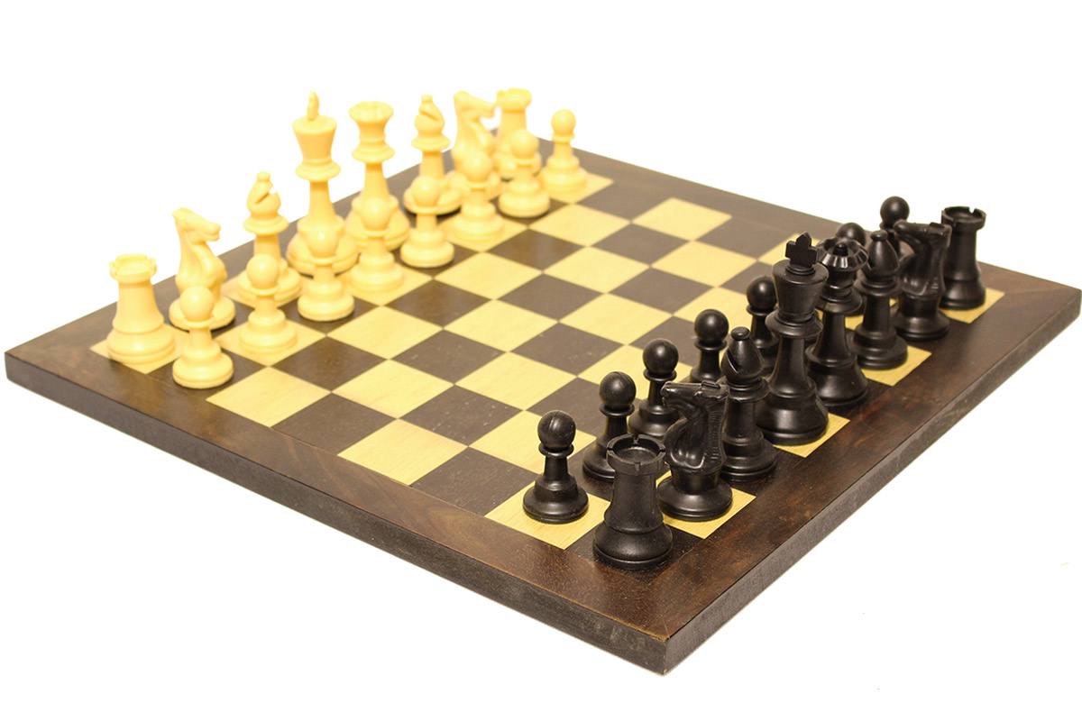Chess Board Handmade Solid Inlaid Walnut Wood - Chesstavli.Com