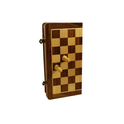 MAGNETIC OLIVE WOODEN CHESS SET